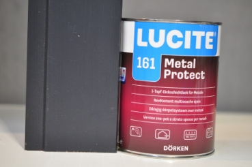 Lucite 161 Metalschutzlack  Metalprotect 2,5 Ltr. Anthrazit RAL 7016